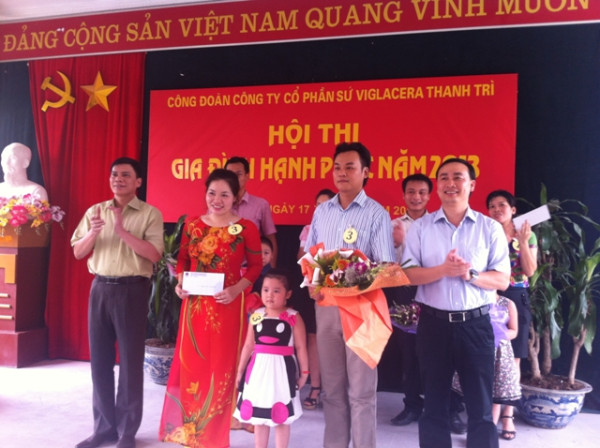 Hội thi gia đình hạnh phúc Công đoàn Công ty CP Sứ Viglacera Thanh Trì